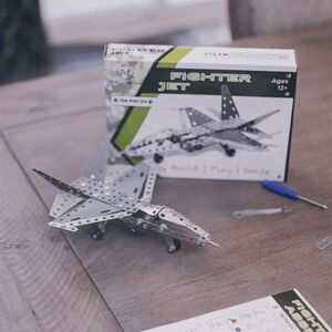 MALUVRIAN Erector Set Fighter Jet for Boys - Girls